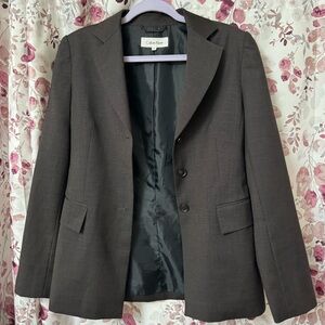 Calvin Klein Brown Blazer